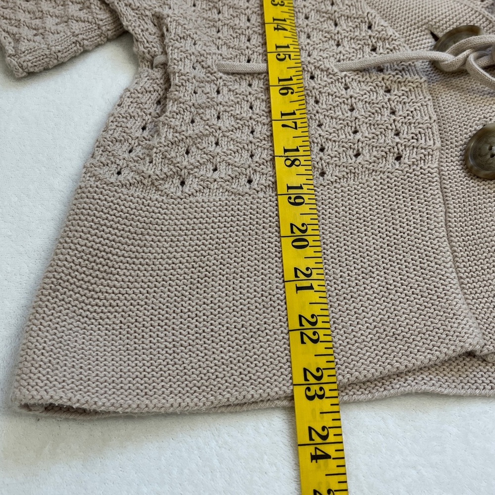 Ann Taylor Women's Short Sleeve Open Knit Cardigan Size Medium - Picture 7 of 8